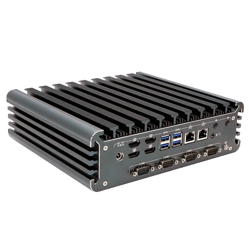 eNX-i5-1235U-4HDMI PC Industrial INTEL i5 4,4GHZ de 12ª geração com processador 1235U (10 Cores / 12 threads).