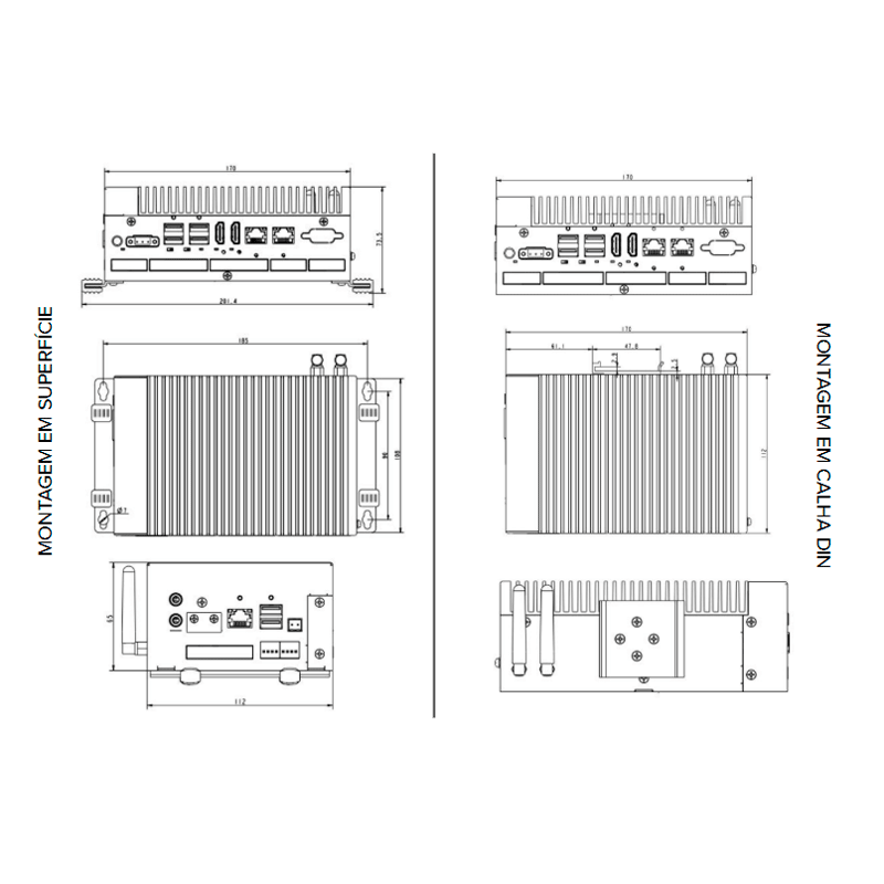 eRX-JH-i5-1135G7–9-36V_COMPUTADOR-INDUSTRIAL-ROBUSTO_LIGAÇÕES-E-DIMENSÕES